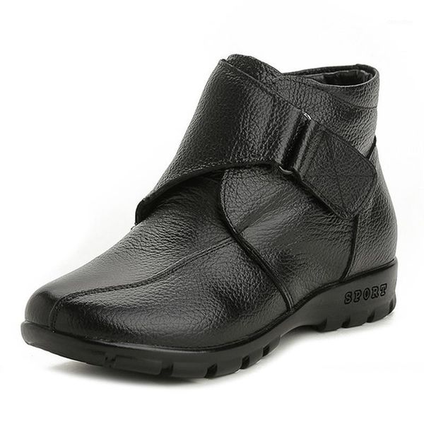 boots winter women's wedge heel large size middle-aged soft bottom mother cotton shoes leather snow women1, Black
boots winter women's wedge heel large size middle-aged soft bottom mother cotton shoes leather snow women1, Black