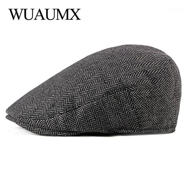 wuaumx spring autumn tweed berets hats men women newsboy caps golf driving visors cabbie herringbone flat caps duckbill ivy cap1, Blue;gray
wuaumx spring autumn tweed berets hats men women newsboy caps golf driving visors cabbie herringbone flat caps duckbill ivy cap1, Blue;gray