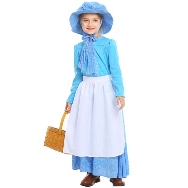 blue soft children's skirt british girl colonial pioneer girls' performance drs, Red;yellow
blue soft children's skirt british girl colonial pioneer girls' performance drs, Red;yellow