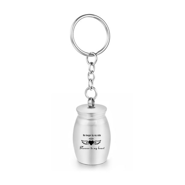 16x25mm 5 color aluminum alloy angel wings cremation urn keychain for ashes pet/human mini memorial urn funeral jar, Silver
16x25mm 5 color aluminum alloy angel wings cremation urn keychain for ashes pet/human mini memorial urn funeral jar, Silver