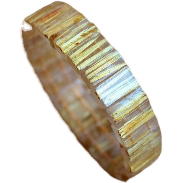 beaded, strands natural gold rutilated titanium quartz bangle bracelet 12*8mm, Black
beaded, strands natural gold rutilated titanium quartz bangle bracelet 12*8mm, Black