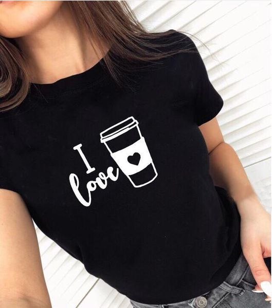 women fashion summer casual cute i love coffee printed o-neck t-shirt graphic tee harajuku t shirt femme clothes, White
women fashion summer casual cute i love coffee printed o-neck t-shirt graphic tee harajuku t shirt femme clothes, White