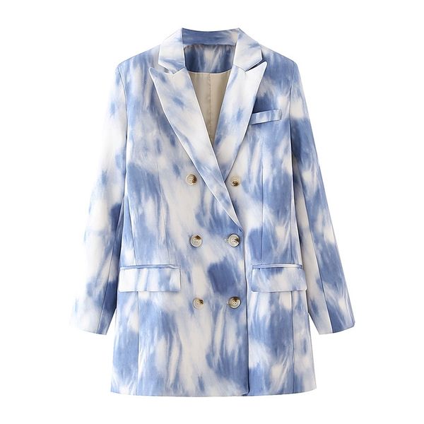 2021 new fashionable blue blazer print ladies from the double office breasted female casual jackets pocket suits girls fancy 0sha, White;black
2021 new fashionable blue blazer print ladies from the double office breasted female casual jackets pocket suits girls fancy 0sha, White;black