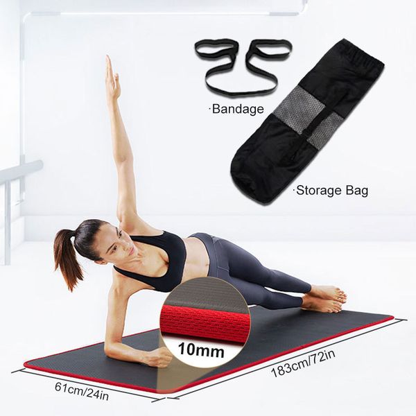 10mm non-slip yoga mat 183cm*61cm thickened nbr gym mats sports indoor fitness pilates yoga pads esterilla yoga
10mm non-slip yoga mat 183cm*61cm thickened nbr gym mats sports indoor fitness pilates yoga pads esterilla yoga