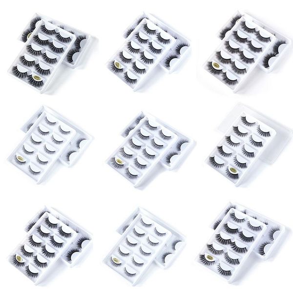 liyatton 5 pairs full strip fake eyelashes silk comfortable lifelike lashes maquiagens 3d mink natural artificial false eyelash
liyatton 5 pairs full strip fake eyelashes silk comfortable lifelike lashes maquiagens 3d mink natural artificial false eyelash