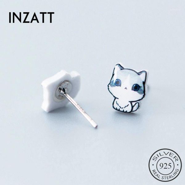 stud inzareal 925 sterling silver minimalist cat star earrings for fashion women party fine jewelry cute accessories gift1, Golden;silver
stud inzareal 925 sterling silver minimalist cat star earrings for fashion women party fine jewelry cute accessories gift1, Golden;silver