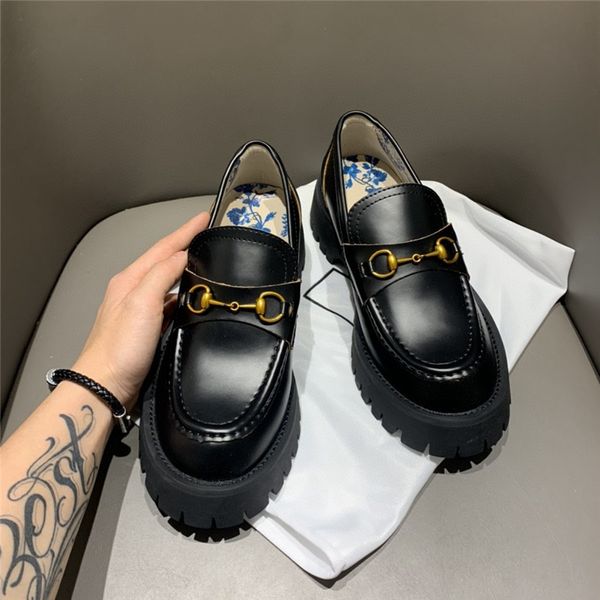 women's leather shoes designer chunky heels 5cm single shoes embroidery printed lining fashion metal button luxury classic business loa, Black
women's leather shoes designer chunky heels 5cm single shoes embroidery printed lining fashion metal button luxury classic business loa, Black