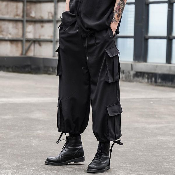 straight drawstring casual cargo pant male streetwear ankle length pant jogger sweatpants men multi-pocket loose hip hop black1, Black
straight drawstring casual cargo pant male streetwear ankle length pant jogger sweatpants men multi-pocket loose hip hop black1, Black