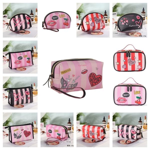 fashion pu women letters love heart printing cosmetic bag girls ladies makeup bags zipper handbag multi-function washing pack tote g12104, Black
fashion pu women letters love heart printing cosmetic bag girls ladies makeup bags zipper handbag multi-function washing pack tote g12104, Black