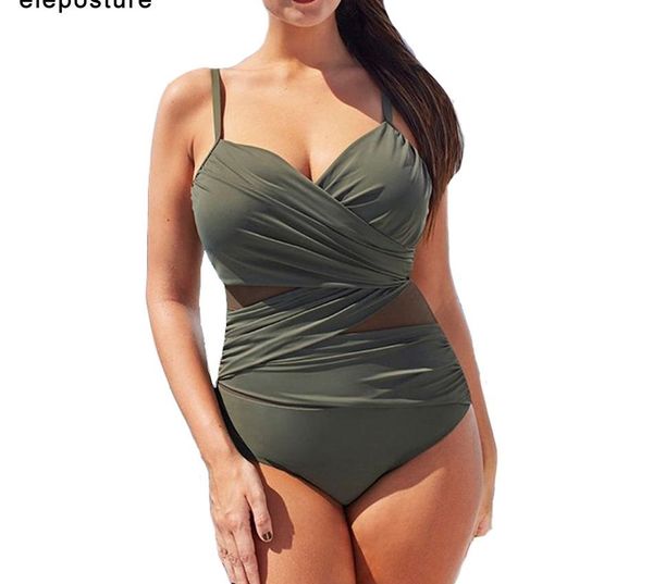 2019 new one piece swimsuit women mesh patchwork bathing suits vintage swimwear summer beach wear swim suit plus size -4xl, White;black
2019 new one piece swimsuit women mesh patchwork bathing suits vintage swimwear summer beach wear swim suit plus size -4xl, White;black
