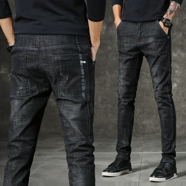 autumn and winter stretch jeans men's plush and thickened korean slim fit small foot straight tube youth leisure pants men's trend, Blue
autumn and winter stretch jeans men's plush and thickened korean slim fit small foot straight tube youth leisure pants men's trend, Blue