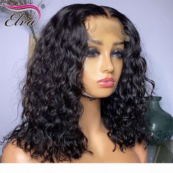 short human wigs with baby hair natural wave bob bleached knots 360 frontal lace front wig, Black;brown
short human wigs with baby hair natural wave bob bleached knots 360 frontal lace front wig, Black;brown