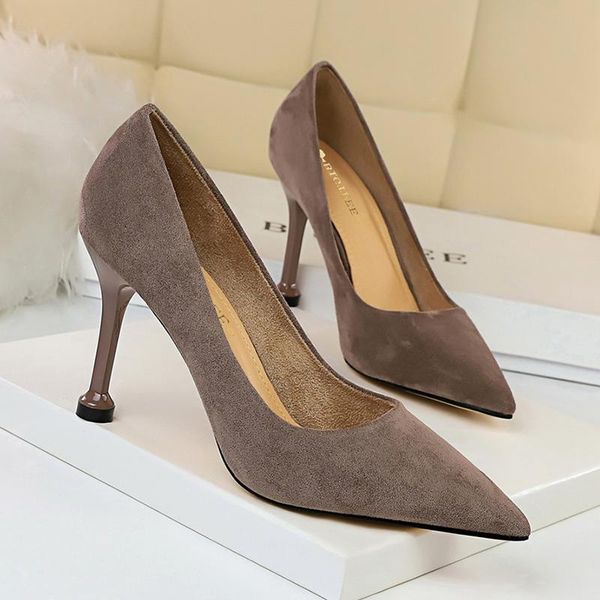 dress shoes 2021 women pumps lady high heels woman pointed toe basic, Black
dress shoes 2021 women pumps lady high heels woman pointed toe basic, Black