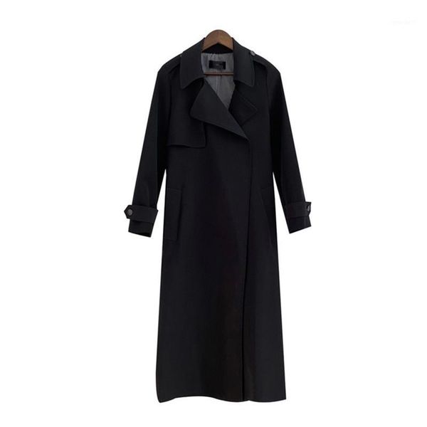 women's trench coats black over the knee female coat 2021 spring korean students in long windbreaker autumn female1, Tan;black
women's trench coats black over the knee female coat 2021 spring korean students in long windbreaker autumn female1, Tan;black