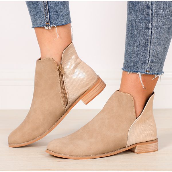 women boots shoes autumn winter ladies suede pu leather short zipper low heels ankle pointed toe plus size 2020 fashion ladies 1026, Black
women boots shoes autumn winter ladies suede pu leather short zipper low heels ankle pointed toe plus size 2020 fashion ladies 1026, Black