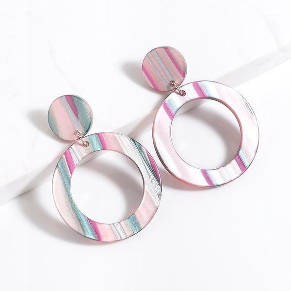 trendy striped print brincos earrings boho colourful geometry round earrings for women dangle earring pendientes mujer moda 20201, Silver
trendy striped print brincos earrings boho colourful geometry round earrings for women dangle earring pendientes mujer moda 20201, Silver
