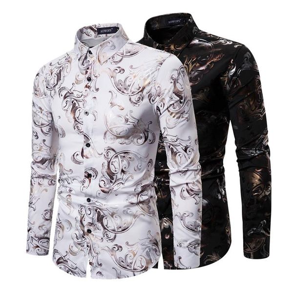 men's casual shirts 2021 mens flower shirt nightclub trend stretch long-sleeved men white black spring and autumn camisa masculina
men's casual shirts 2021 mens flower shirt nightclub trend stretch long-sleeved men white black spring and autumn camisa masculina