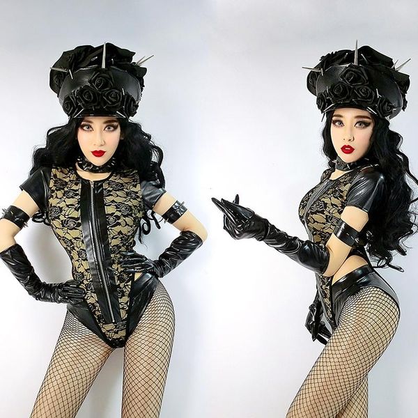 bodysuit women bar ds costumes new gogo lead dancer costume nightclub dj female singer costume lace stage clothing, Black;red
bodysuit women bar ds costumes new gogo lead dancer costume nightclub dj female singer costume lace stage clothing, Black;red