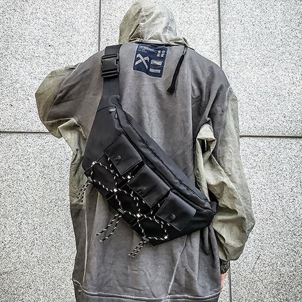 men function tactical chest bag reflective male messenger bag female phone shoulder bags women chest pack high capacity pockets
men function tactical chest bag reflective male messenger bag female phone shoulder bags women chest pack high capacity pockets