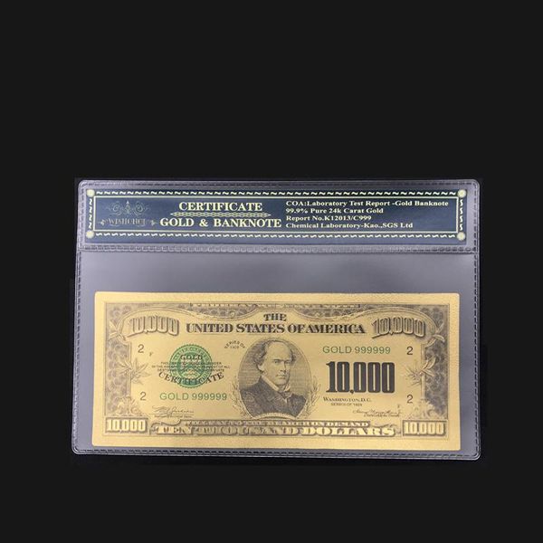 america 10000 dollars gold plated banknote colored 24k gold foil fake paper money bill for collection home decoration sqceju pingtoy
america 10000 dollars gold plated banknote colored 24k gold foil fake paper money bill for collection home decoration sqceju pingtoy