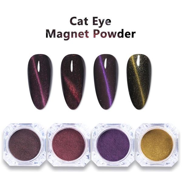 1 box 3d cat eye magnet nail powder magic magnetic glitter dust uv gel nail art pigment diy nail art de jlldug, Silver;gold
1 box 3d cat eye magnet nail powder magic magnetic glitter dust uv gel nail art pigment diy nail art de jlldug, Silver;gold