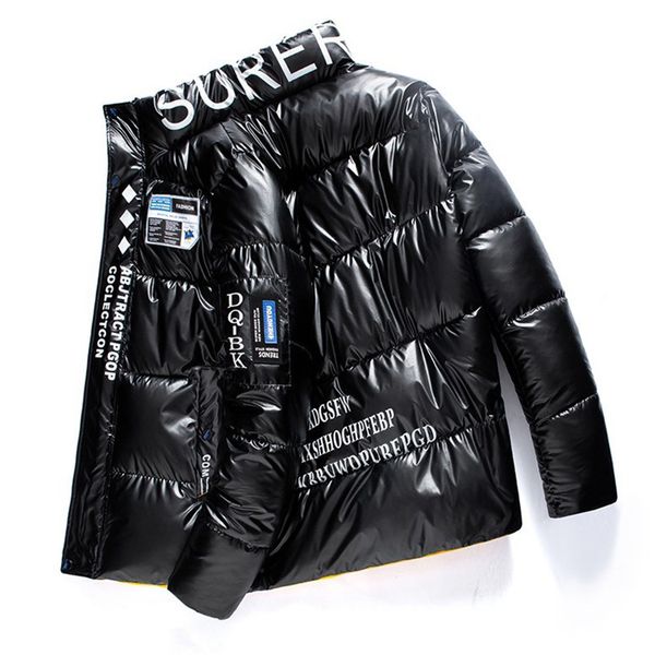 men's designer 2020 winter cotton padded jacket men's korean down cotton padded jacket men's fashion winter bright leather co, Black
men's designer 2020 winter cotton padded jacket men's korean down cotton padded jacket men's fashion winter bright leather co, Black