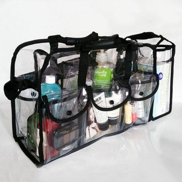 cosmetic bags & cases large size zipper makeup bag with 6 side pockets transparent traveling toiletry tote bag1
cosmetic bags & cases large size zipper makeup bag with 6 side pockets transparent traveling toiletry tote bag1
