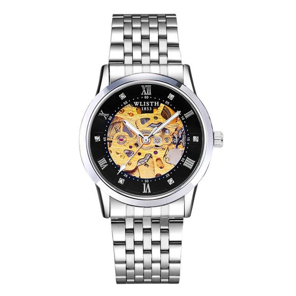 automatic men's changhuotong mechanical watch business stainless steel waterproof luminous mechanical watch men's watch, Slivery;brown
automatic men's changhuotong mechanical watch business stainless steel waterproof luminous mechanical watch men's watch, Slivery;brown