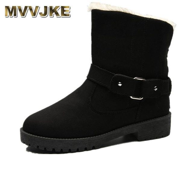 mvvjke 2020 women winter ankle boots female flock snow boots slip on buckle plush zapatos mujer size 35-43, Black
mvvjke 2020 women winter ankle boots female flock snow boots slip on buckle plush zapatos mujer size 35-43, Black