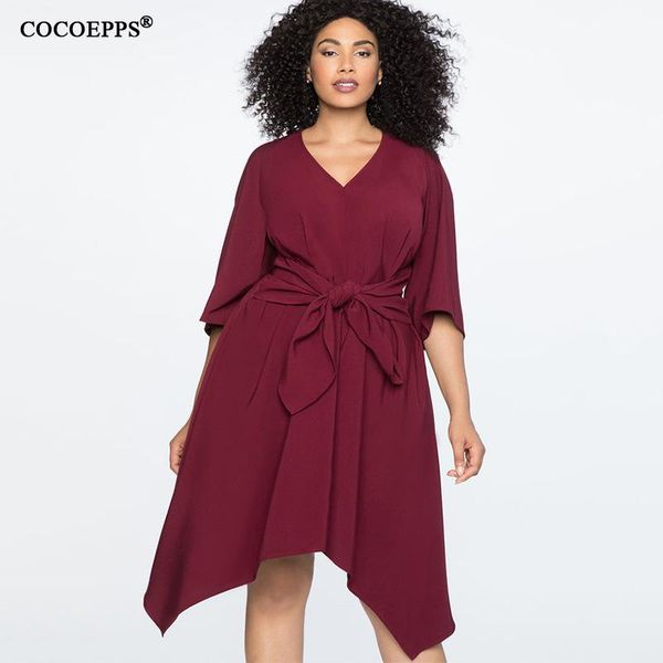 4xl 5xl 2020 plus size women dress autumn female big size dress elegant lady office party black large women clothing, Black;gray
4xl 5xl 2020 plus size women dress autumn female big size dress elegant lady office party black large women clothing, Black;gray