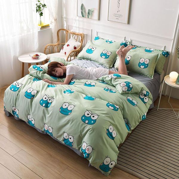 green cute little frog fitted sheet bedding set bed pillowcase & duvet cover set single/double bed-christmas gift1
green cute little frog fitted sheet bedding set bed pillowcase & duvet cover set single/double bed-christmas gift1