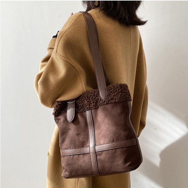 shoulder bags women lamb like fabric bag pu leather purses and handbags luxury designer tote large capacity shopping for girls
shoulder bags women lamb like fabric bag pu leather purses and handbags luxury designer tote large capacity shopping for girls