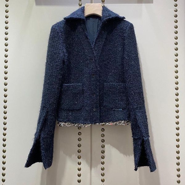 women's jackets grand designer vintage jacket short coat for women heavy industry mixed textiles v-neck long sleeve chain solid, Black;brown
women's jackets grand designer vintage jacket short coat for women heavy industry mixed textiles v-neck long sleeve chain solid, Black;brown