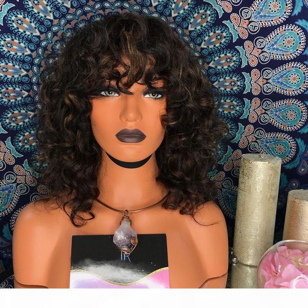 short bob with bangs transparent 13x6 lace front peruvian highlight blonde brown deep wave 360 lace frontal wigs full lace bleached knots, Black
short bob with bangs transparent 13x6 lace front peruvian highlight blonde brown deep wave 360 lace frontal wigs full lace bleached knots, Black