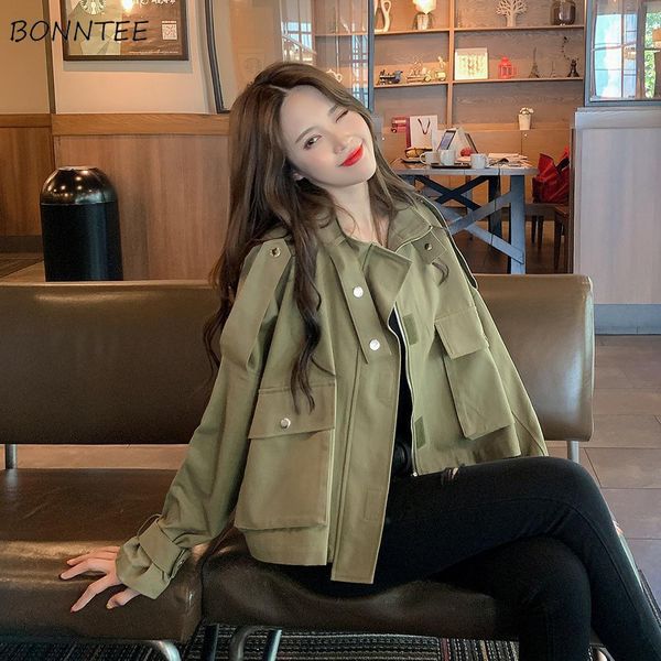 trench women simple elegant korean harajuku leisure coats womens trendy vintage students streetwear zipper pockets turtleneck 1026, Tan;black
trench women simple elegant korean harajuku leisure coats womens trendy vintage students streetwear zipper pockets turtleneck 1026, Tan;black