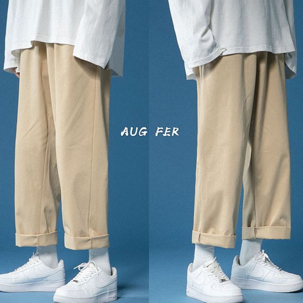 korean cotton wide-leg pants men's fashion solid color retro casual pants men streetwear loose hip-hop straight trousers mens, Black
korean cotton wide-leg pants men's fashion solid color retro casual pants men streetwear loose hip-hop straight trousers mens, Black