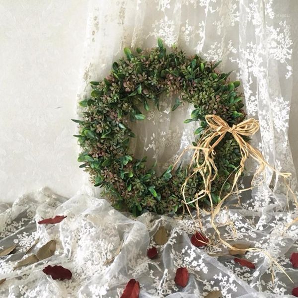 decorative flowers & wreaths asypets artificial leaf wreath with bow door hanging wall window decoration holiday festival wedding decor, sty
decorative flowers & wreaths asypets artificial leaf wreath with bow door hanging wall window decoration holiday festival wedding decor, sty