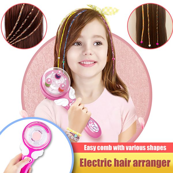 electric automatic knitting machine diy electric hair braider twisting knitting tools girl fashion hair styling tools kids toy q0115
electric automatic knitting machine diy electric hair braider twisting knitting tools girl fashion hair styling tools kids toy q0115