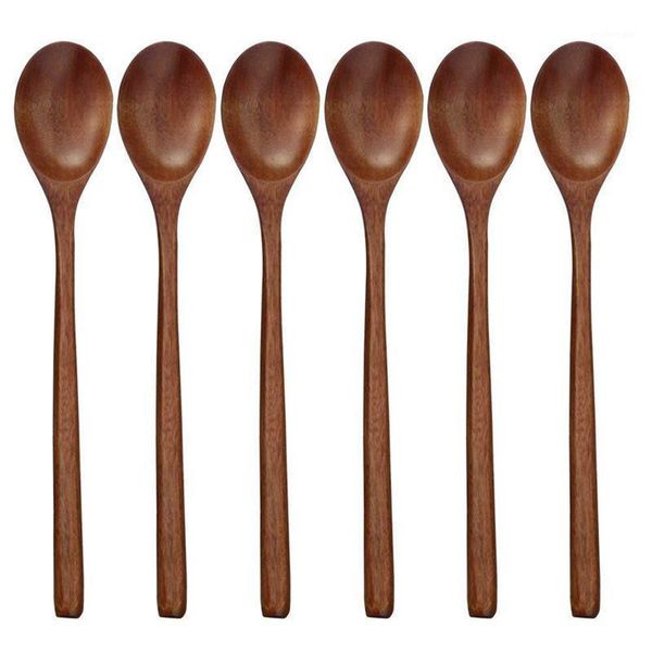 wooden spoons, 6 pieces wood soup spoons for eating mixing stirring cooking, long handle spoon with japanese style kitchen utens1
wooden spoons, 6 pieces wood soup spoons for eating mixing stirring cooking, long handle spoon with japanese style kitchen utens1