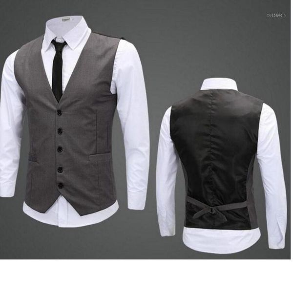 men vests new fashion style slim new custom men's waistcoat casual fitness for man suit vest, Black;white
men vests new fashion style slim new custom men's waistcoat casual fitness for man suit vest, Black;white