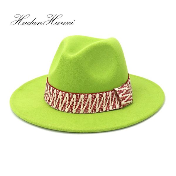 2020 new fashion british classical autumn winter wide brim woolen fedora hat jazz panama party caps, Blue;gray
2020 new fashion british classical autumn winter wide brim woolen fedora hat jazz panama party caps, Blue;gray