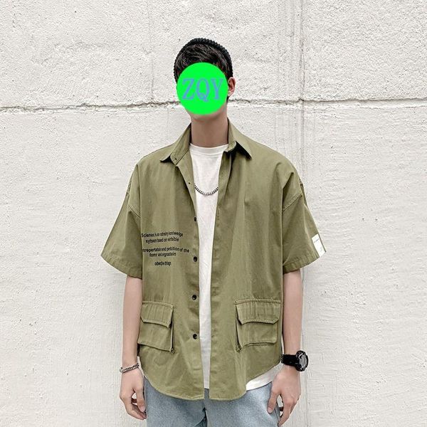 men's casual shirts 2021 summer korean trend couple harajuku loose tooling wild letter printed cotton street functional shirt1, White;black
men's casual shirts 2021 summer korean trend couple harajuku loose tooling wild letter printed cotton street functional shirt1, White;black