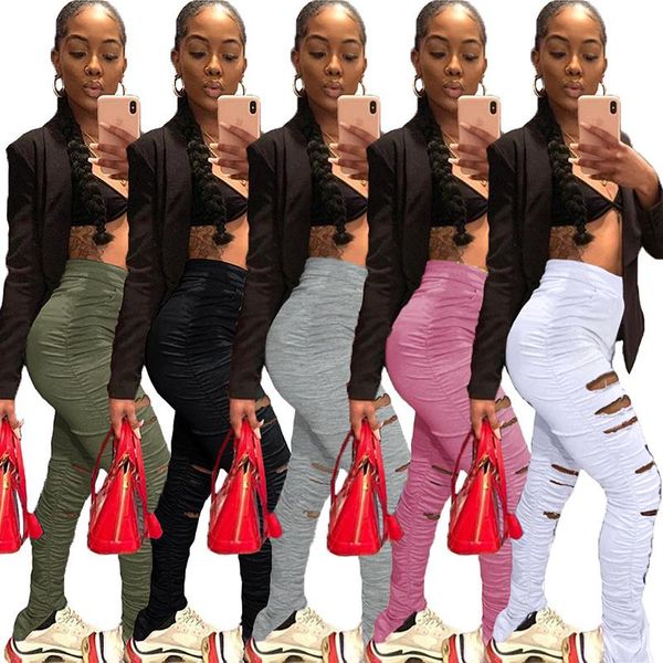 women's pants & capris autumn skinny flared hole solid color pleated split track european and american clothing, Black;white
women's pants & capris autumn skinny flared hole solid color pleated split track european and american clothing, Black;white