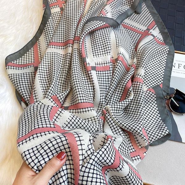большой размер шарф для женщин pashmina hijab wraps клетчатки плед фулярные женские головы шарфы бандана хлопок чувствуют зимние теплые шали, Blue;gray
большой размер шарф для женщин pashmina hijab wraps клетчатки плед фулярные женские головы шарфы бандана хлопок чувствуют зимние теплые шали, Blue;gray