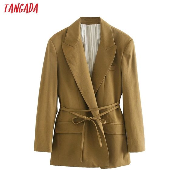 tangada women vintage solid blazer with slash long sleeve elegant jacket ladies work wear blazer formal suits lj200815, White;black
tangada women vintage solid blazer with slash long sleeve elegant jacket ladies work wear blazer formal suits lj200815, White;black