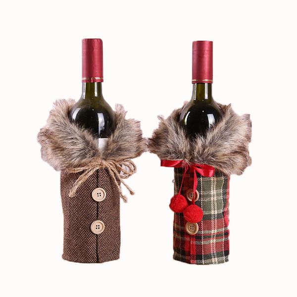 2 style christmas red wine bottle cover set christmas party indoor table decoration creative creative santa claus red wine bottle covers
2 style christmas red wine bottle cover set christmas party indoor table decoration creative creative santa claus red wine bottle covers
