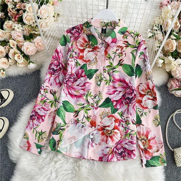 2020 fall new blouse floral chiffon women fashion temperament shirt female blusa uk4141, White
2020 fall new blouse floral chiffon women fashion temperament shirt female blusa uk4141, White