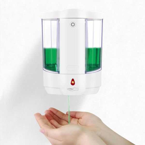 White 800ml Infrared Induction Smart Liquid Soap Dispenser Sensor Touchless Automatic Soap Dispenser For Kitchen
White 800ml Infrared Induction Smart Liquid Soap Dispenser Sensor Touchless Automatic Soap Dispenser For Kitchen