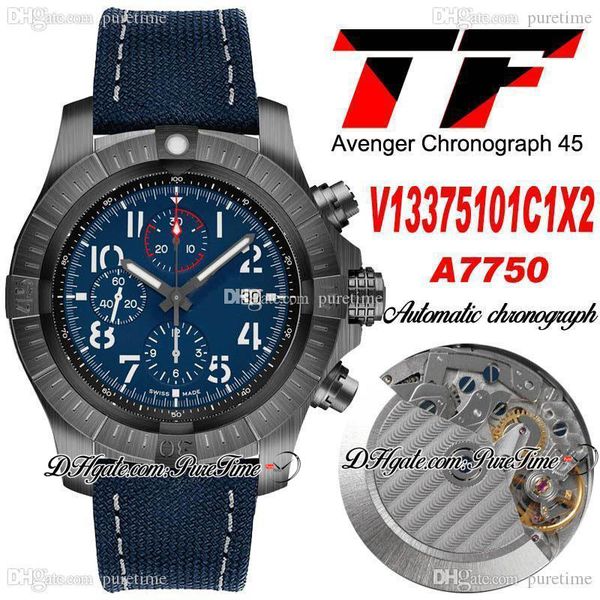 tf night mission 45 eta a7750 automatic chronograph mens watch pvd steel blue dial white number markers nylon strap v13375101c1x2 satch watc, Slivery;brown
tf night mission 45 eta a7750 automatic chronograph mens watch pvd steel blue dial white number markers nylon strap v13375101c1x2 satch watc, Slivery;brown