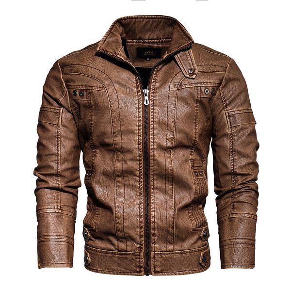leather motorcycle jacket men artificial pu casual stand collar long sleeve jackets kg-64, Black
leather motorcycle jacket men artificial pu casual stand collar long sleeve jackets kg-64, Black